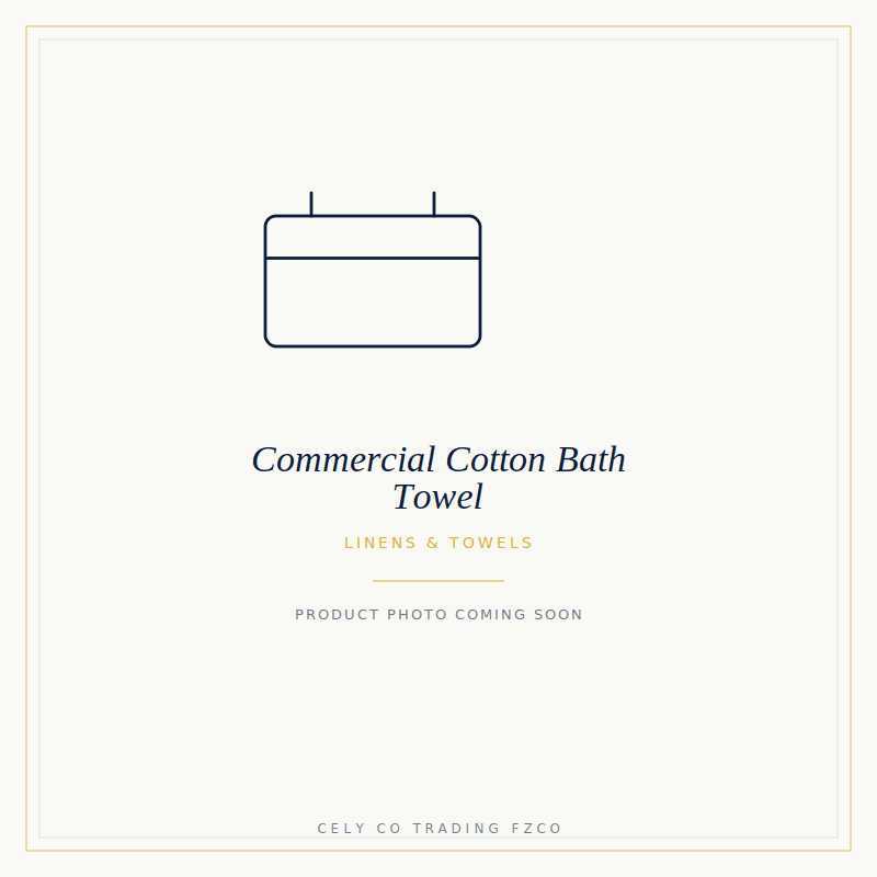 Commercial cotton bath towel for hotels and spas — photo coming soon